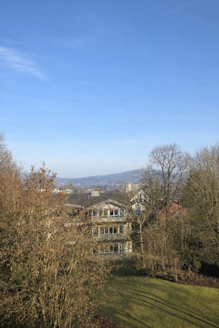 Blick vom Balkon