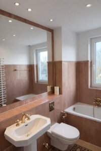 Badezimmer mit Wanne