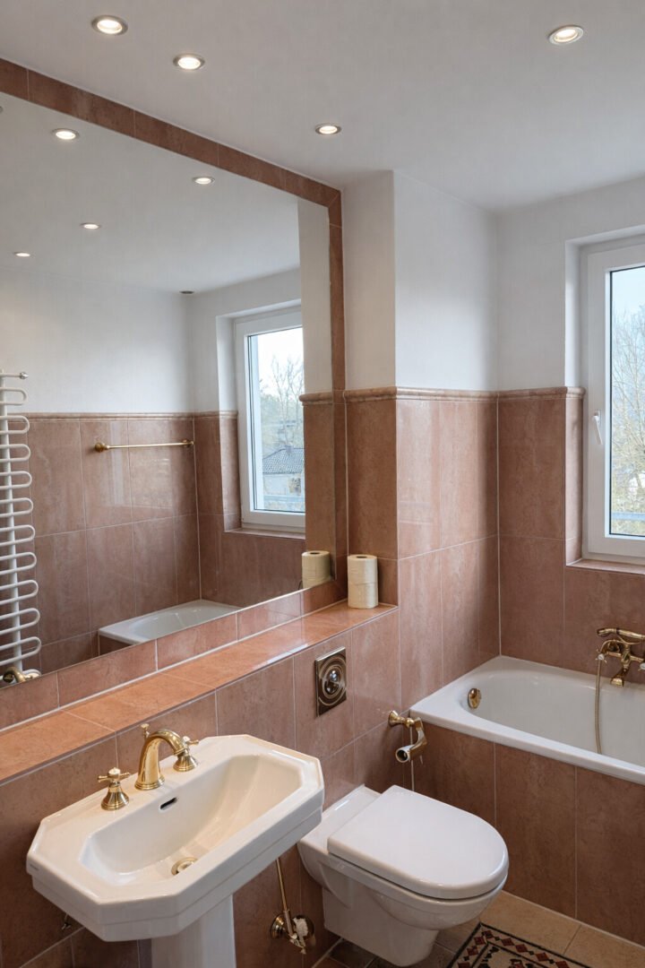 Badezimmer mit Wanne