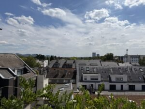 Blick vom Balkon