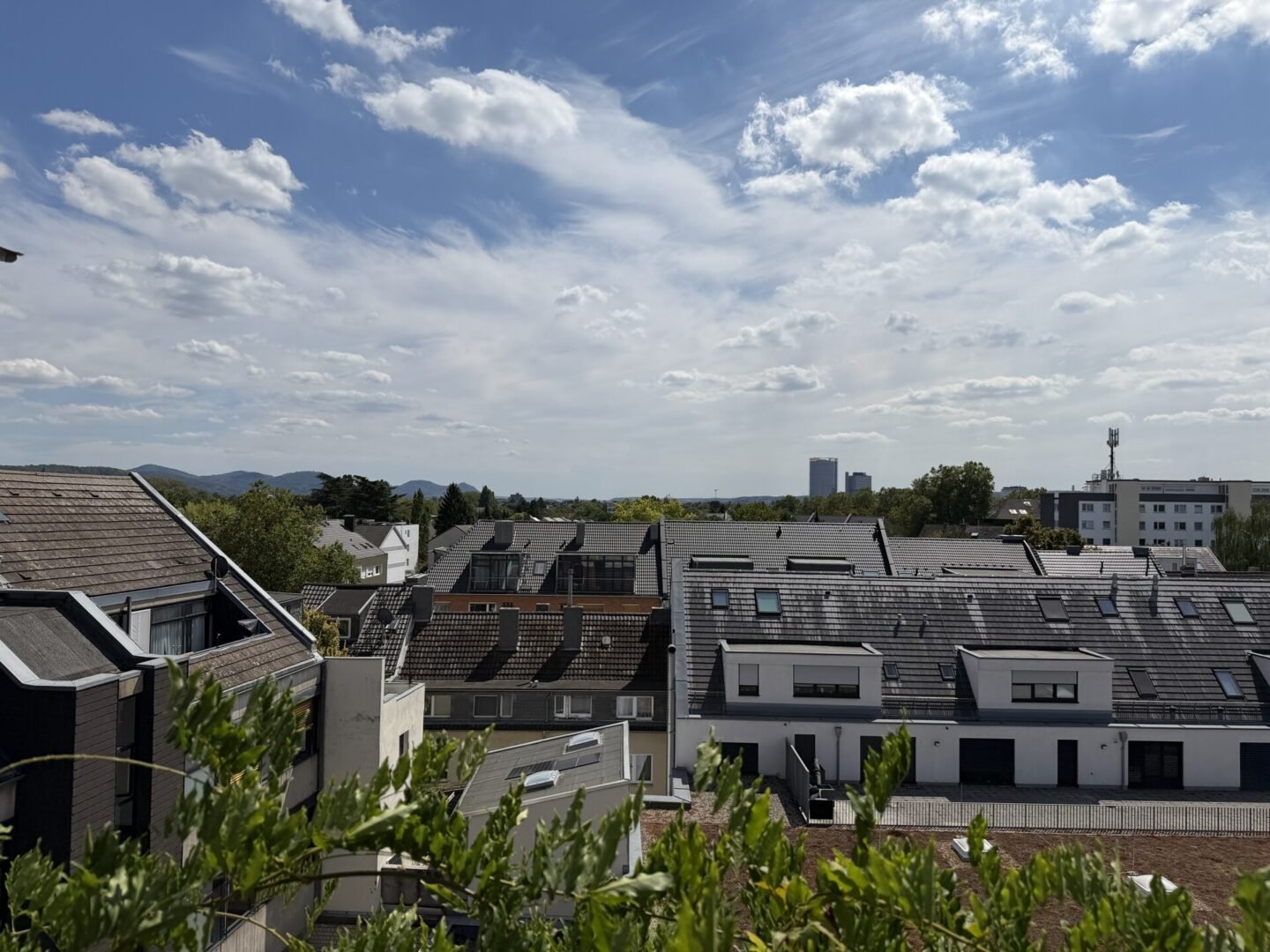 Blick vom Balkon
